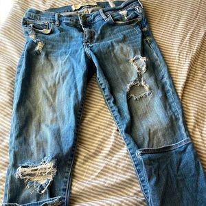 Low rise Abercrombie jeans